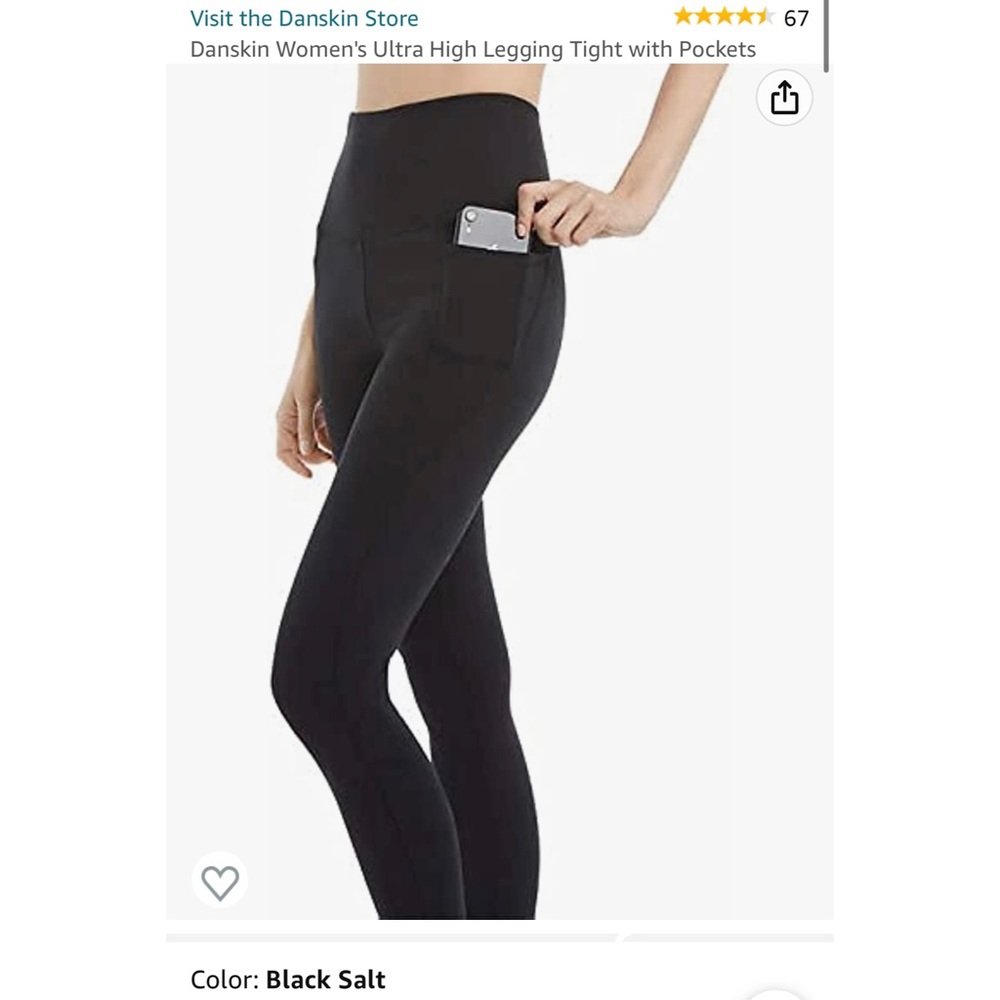 Black Leggings with Pockets 🖤